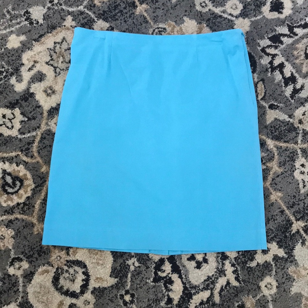J Jill turquoise pencil skirt